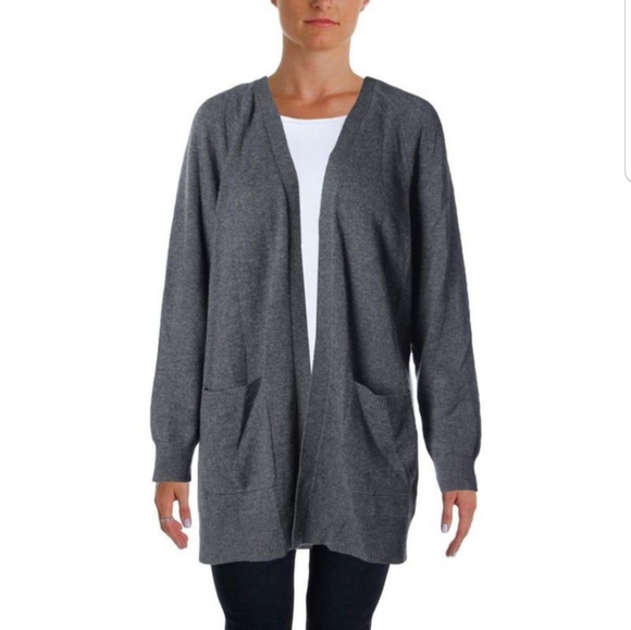 Aqua Cashmere Open Front Cardigan Sweater Size Small - Picture 11 of 13